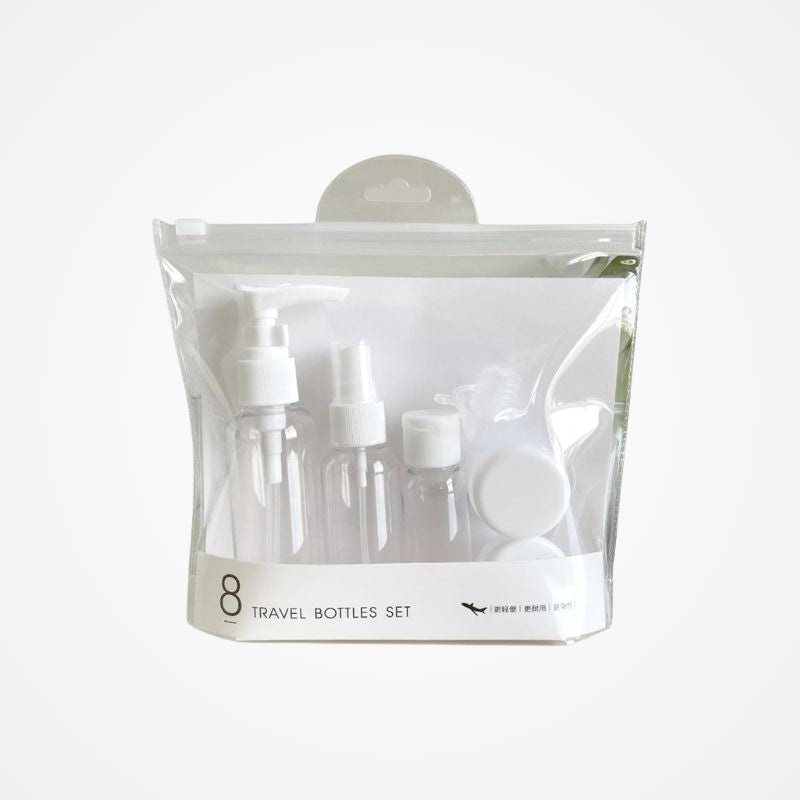 Kit de flacons de voyage vides réutilisables