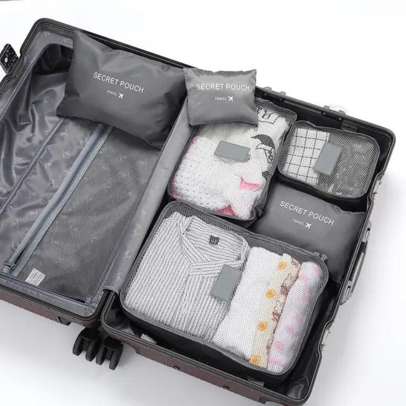 Kit de pochettes de rangement pour bagage