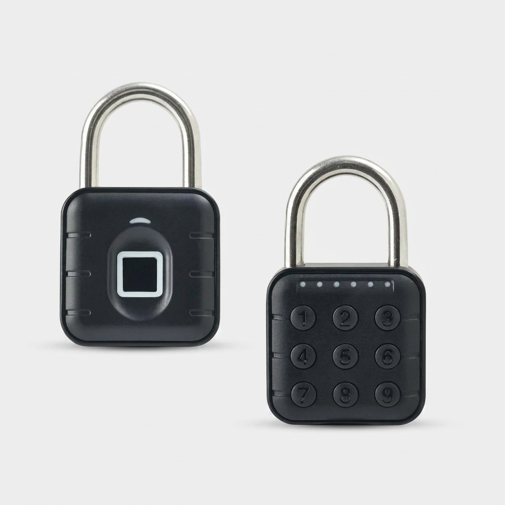 Cadenas connecté Bluetooth à empreinte digitale vue principale