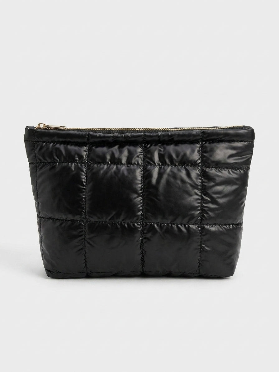 Trousse de toilette grande capacité en polyester vue de face