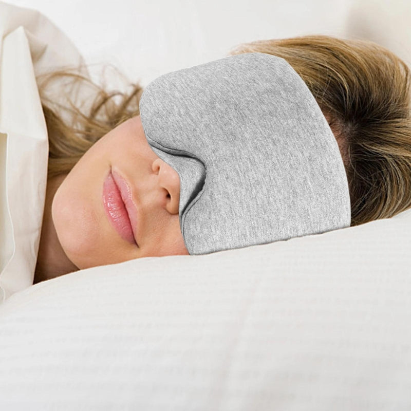 Masque de sommeil porté pour dormir