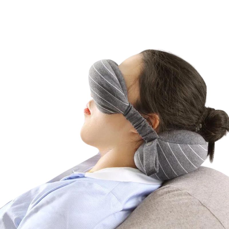 Coussin de nuque ergonomique en situation