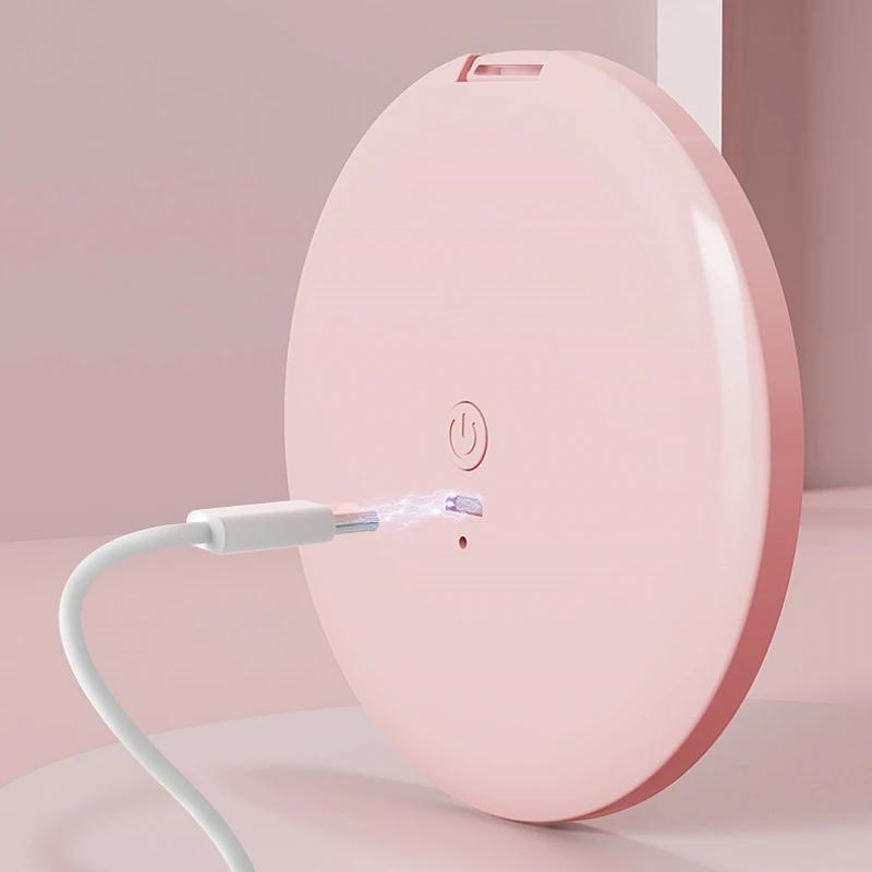 Port de recharge USB du miroir de poche LED