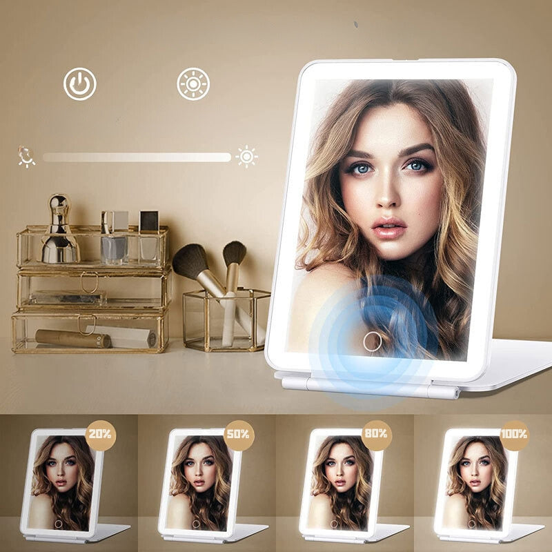 Éclairage LED homogène du miroir portable