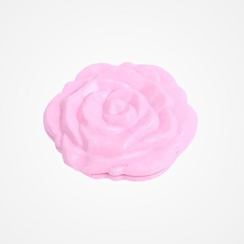Coloris disponibles du miroir de poche en forme de rose