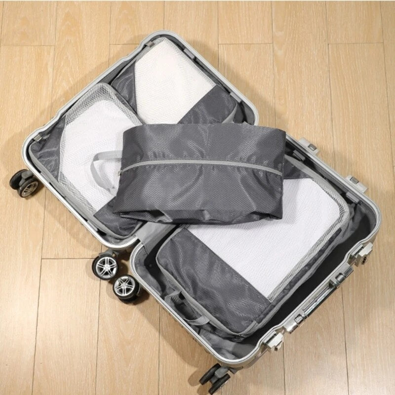 Organisateur de bagage placé dans une valise cabine