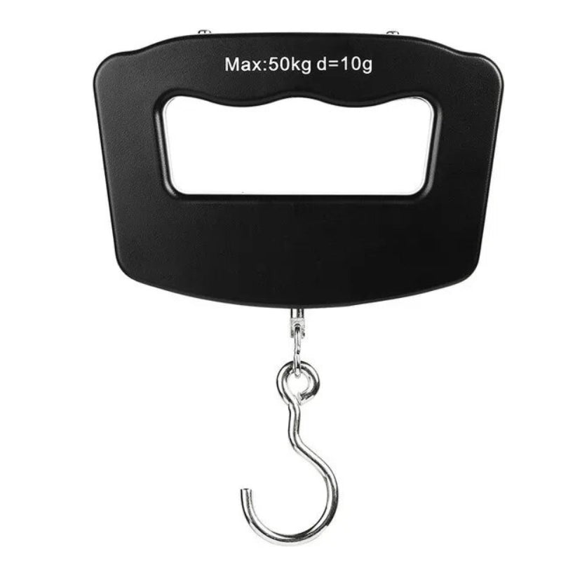 Pèse-bagage numérique portable noir vue de face