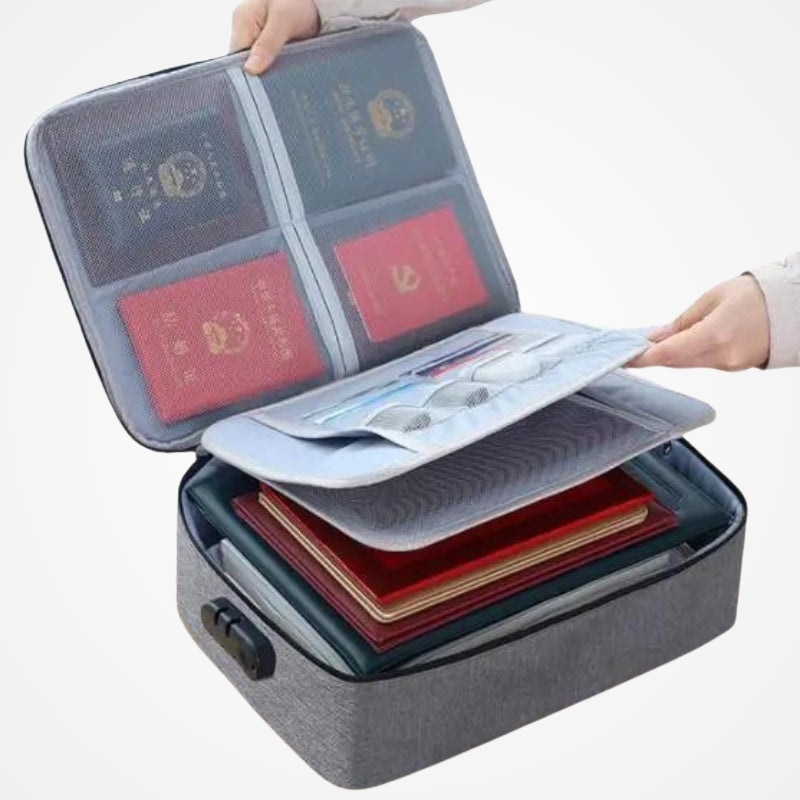 Configurations disponibles de la pochette organisateur