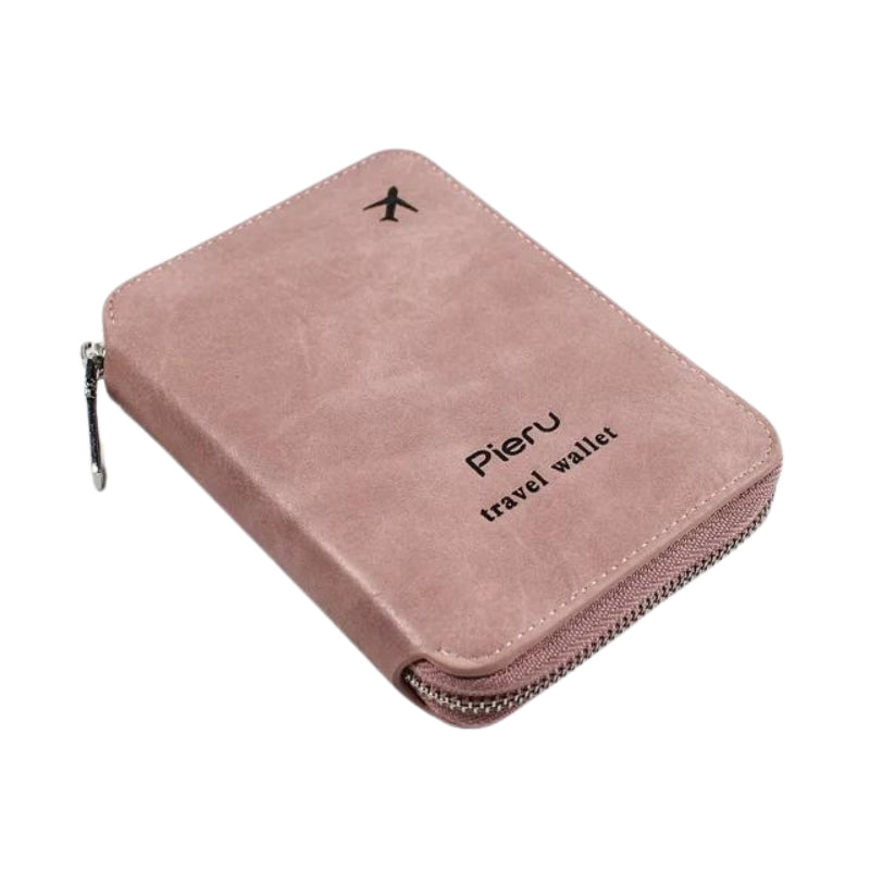 Portefeuille femme compact avec blocage RFID
