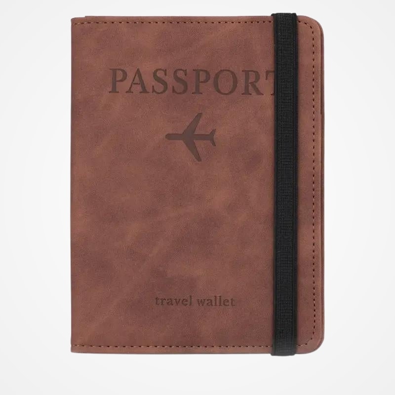 Étui passeport anti RFID vu de profil