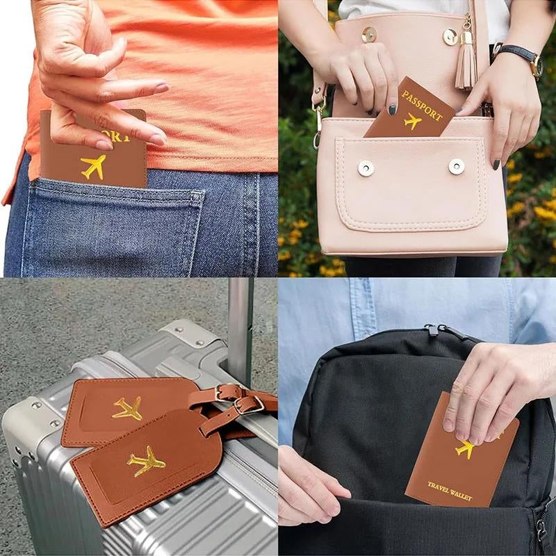 Détail de l'étiquette de bagage avec porte-nom