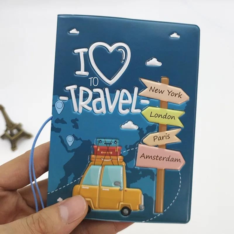 Détail de l'illustration du protège-passeport