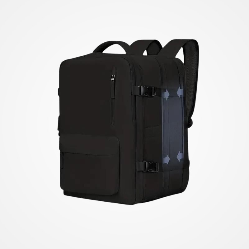 Volume extensible du sac à dos déplié