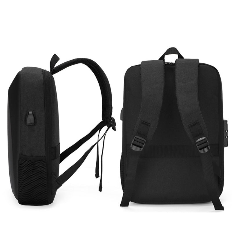 Sac à dos antivol porté en milieu urbain
