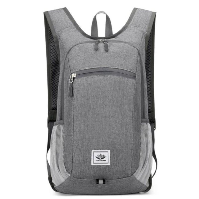 Détail du tissu nylon du sac à dos pliable