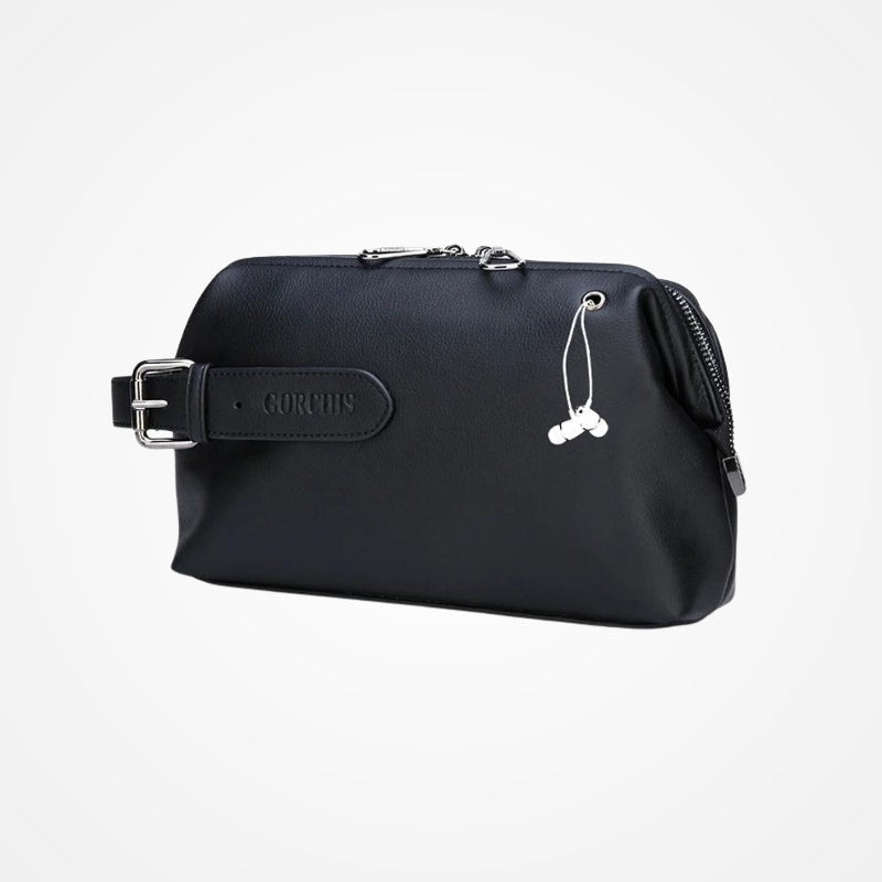 Ensemble sac de voyage et trousse de toilette homme