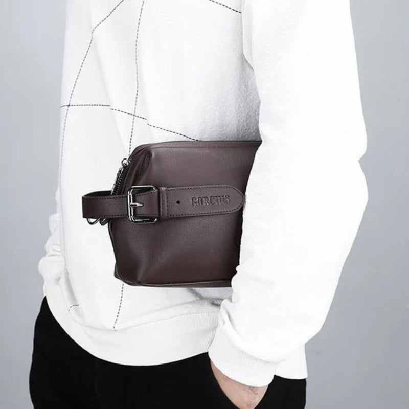 Détail des matières du sac de voyage homme