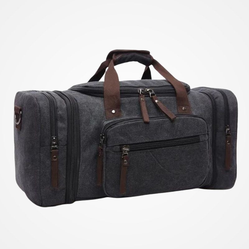 Intérieur du sac de voyage en toile