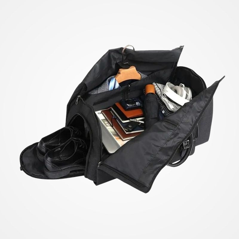 Compartiment chaussures du sac pour costume