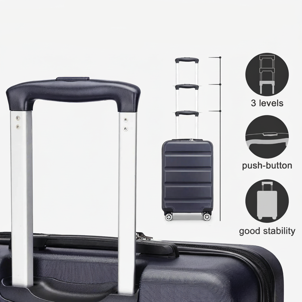 Détail de la coque PC ABS de la valise