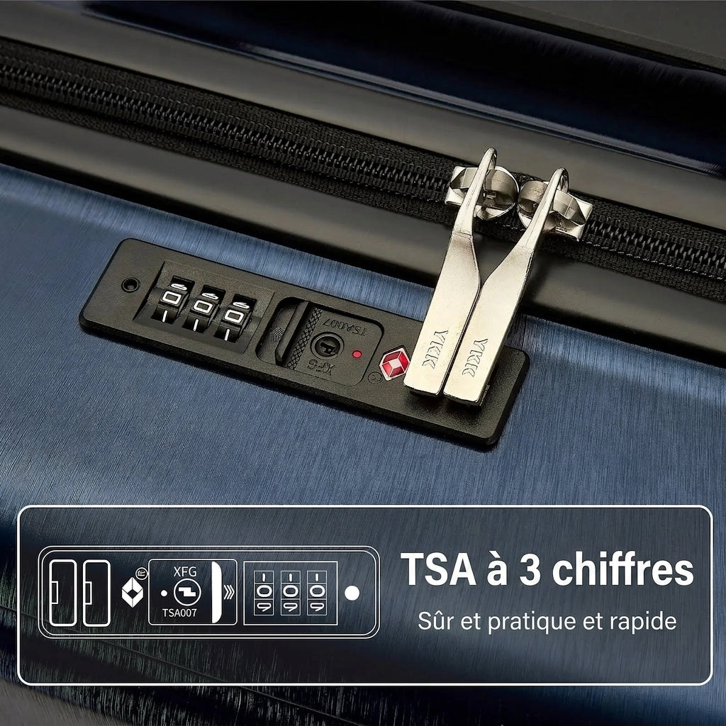 Roulettes pivotantes de la valise soute