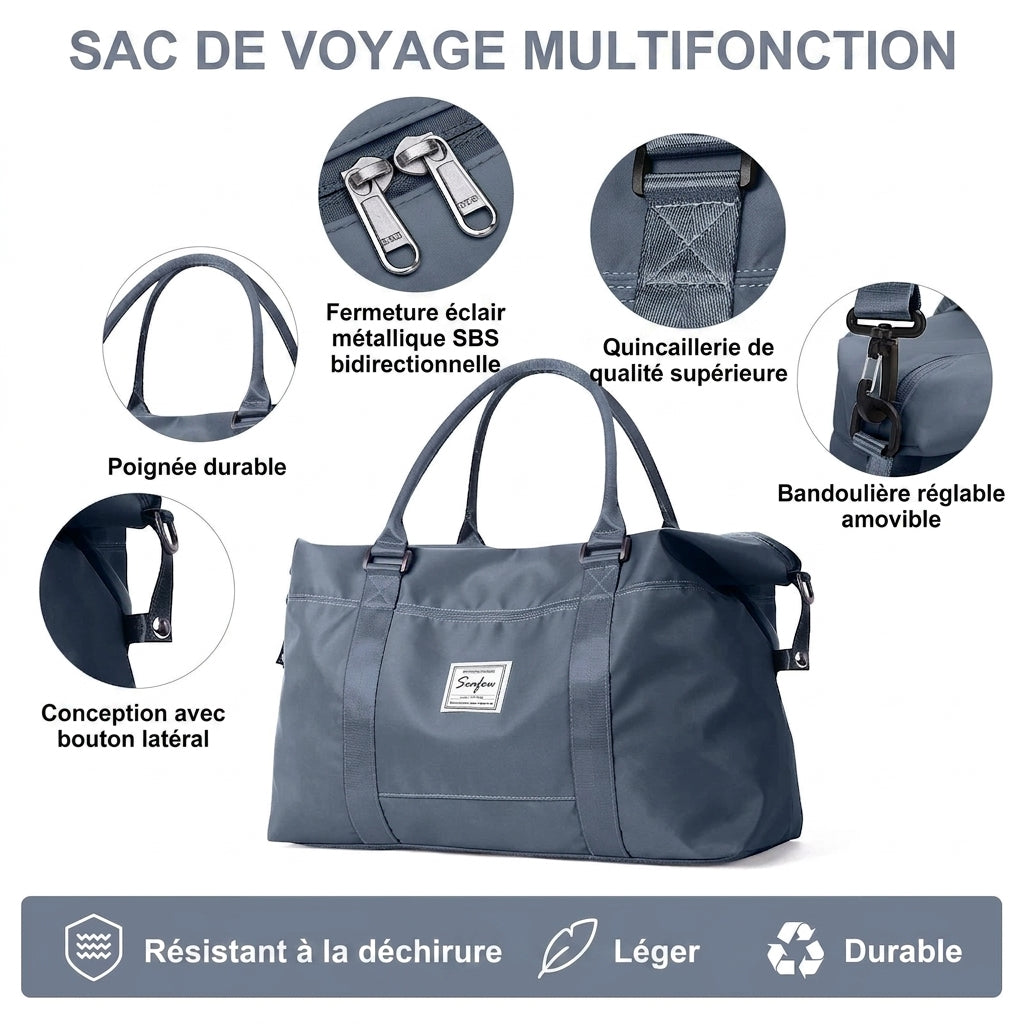 Dimensions du sac bandoulière 40x20x25 cm