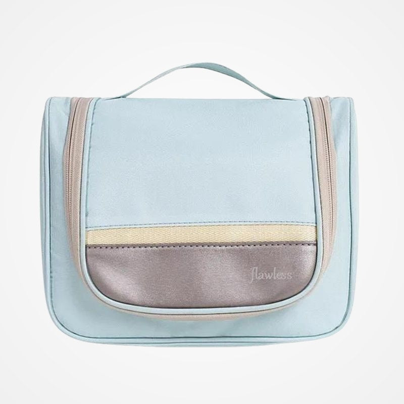 Trousse de toilette repliée en format compact