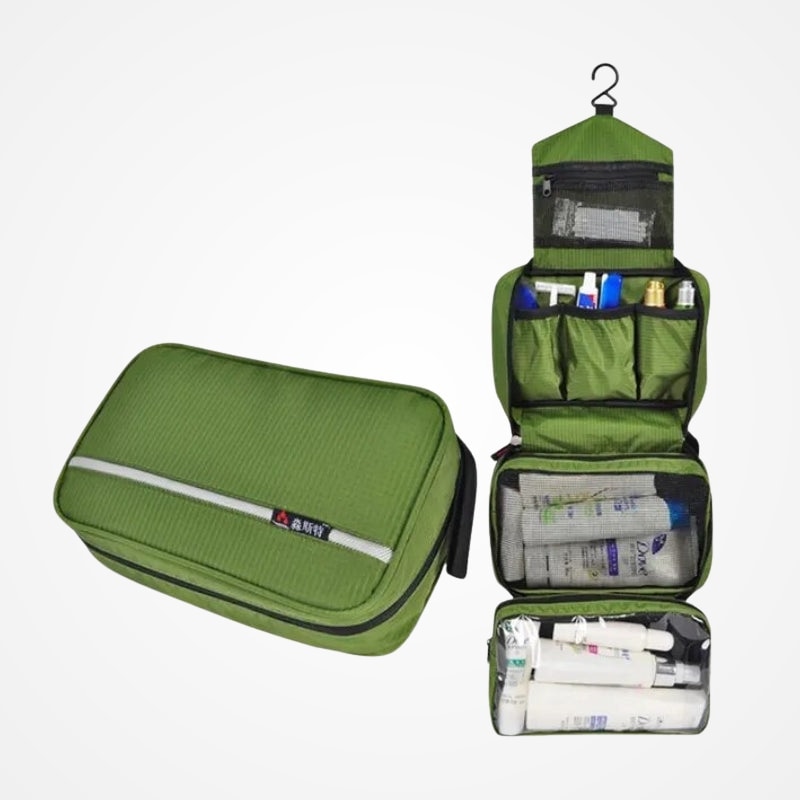 Trousse de toilette de voyage compacte pour homme