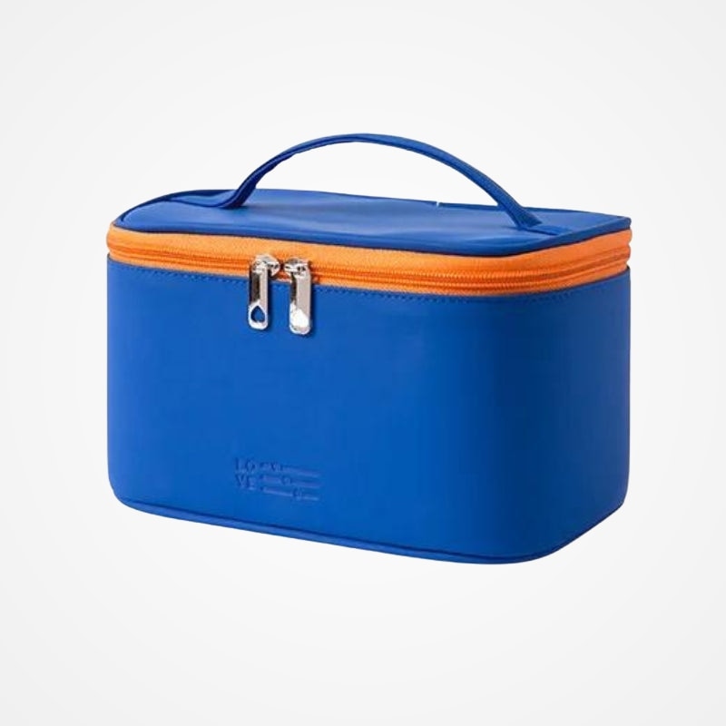 Trousse de toilette et maquillage compacte, vue de face