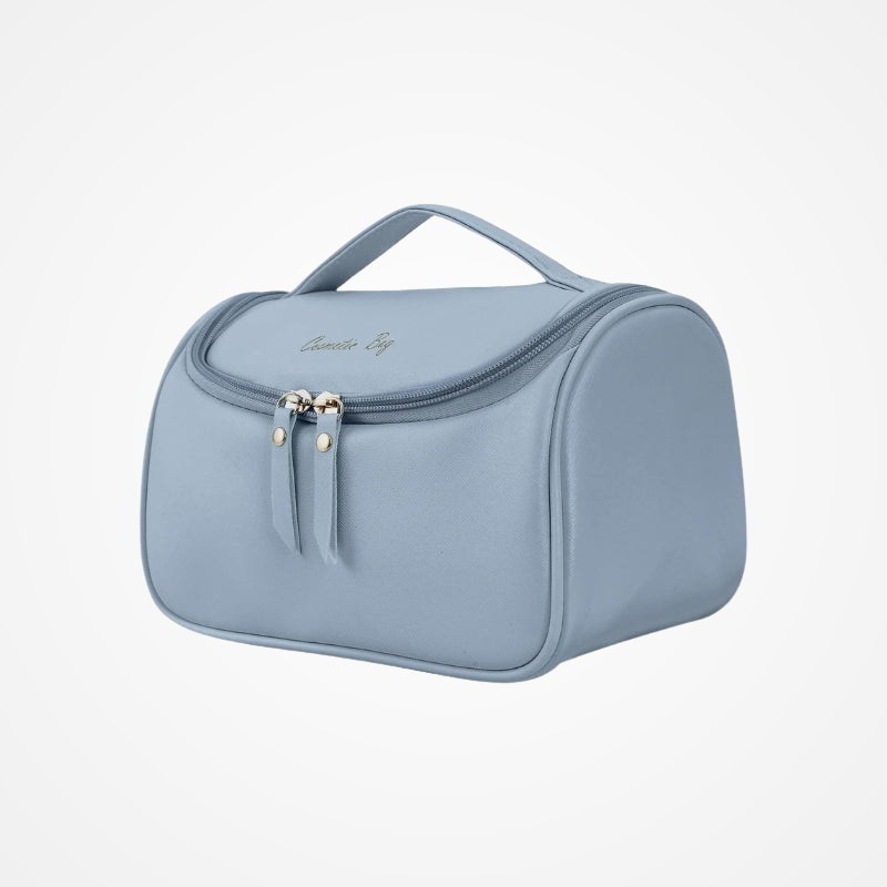 Ostra — Trousse de Toilette Femme en Simili-Cuir, détail de la finition
