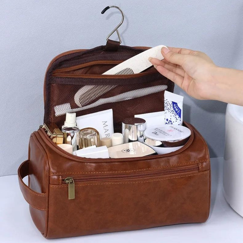 Détail de la fermeture zippée de la trousse