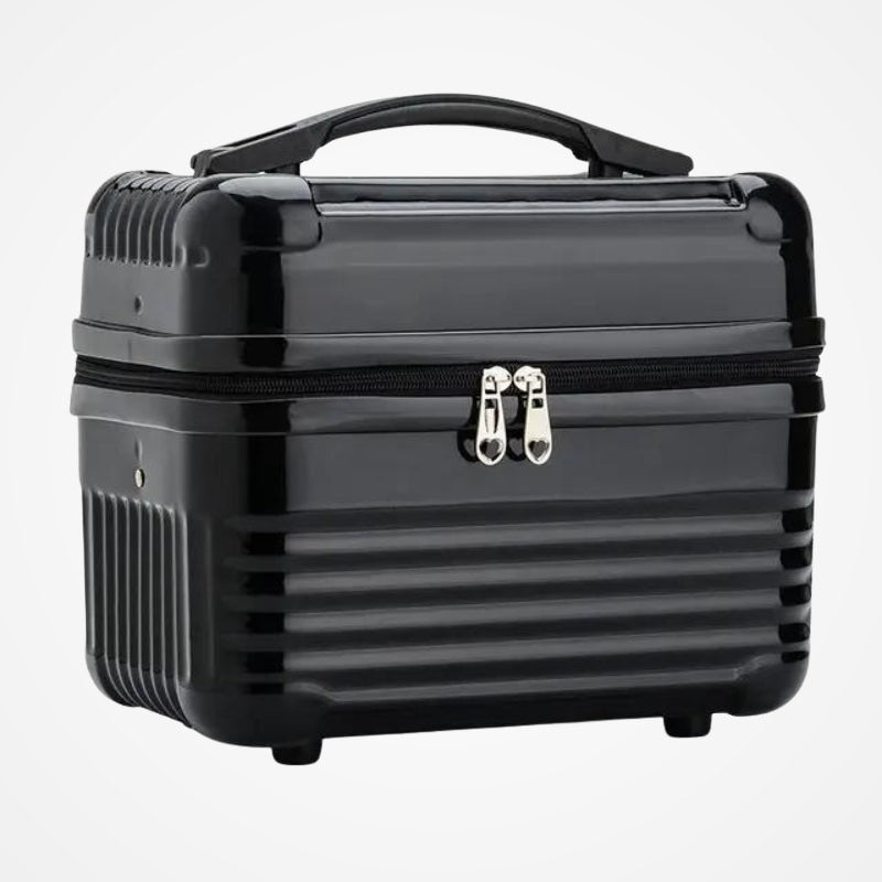 Détail de la fermeture du vanity case rigide